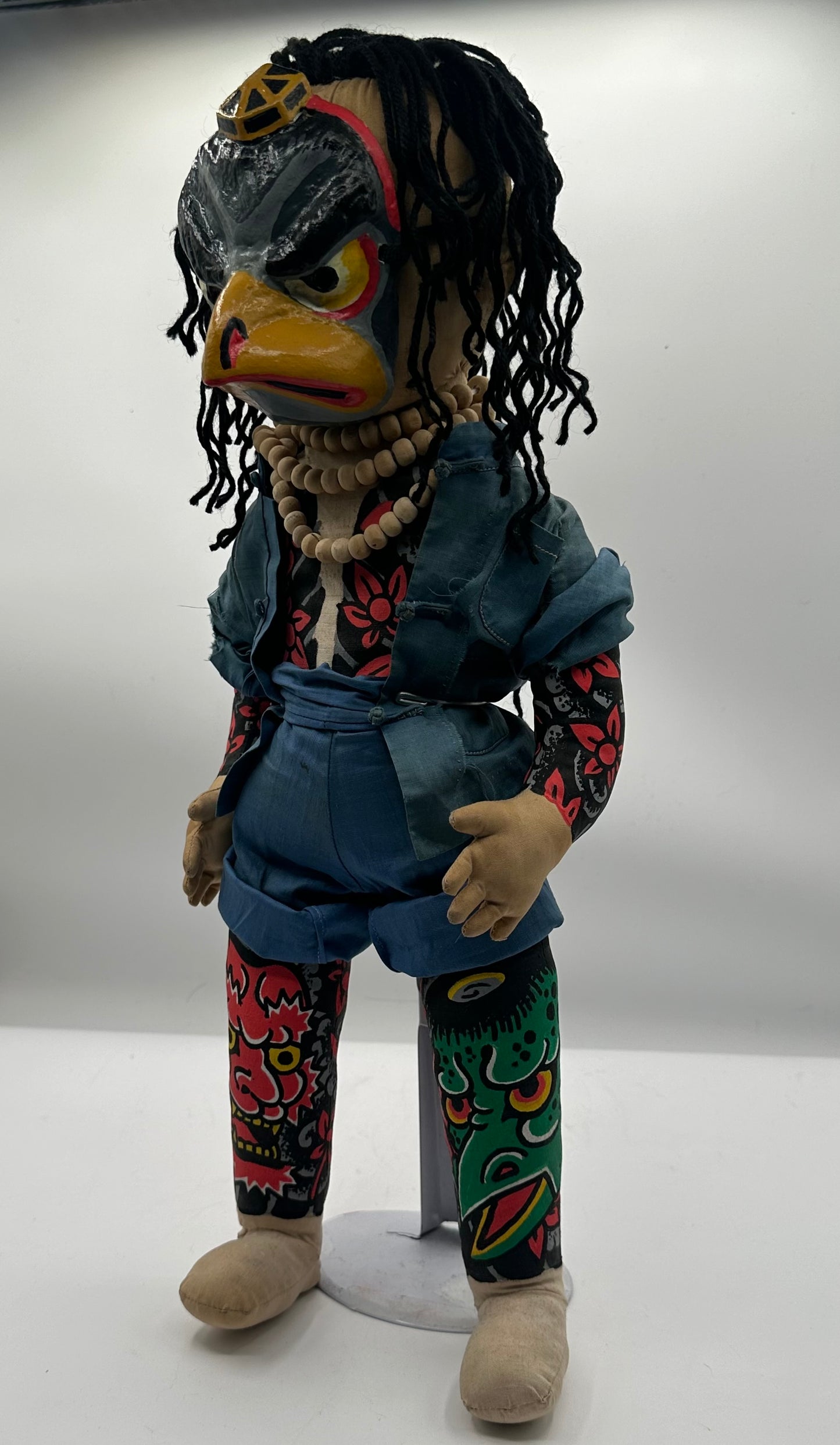 Hand Painted 1950’s Doll