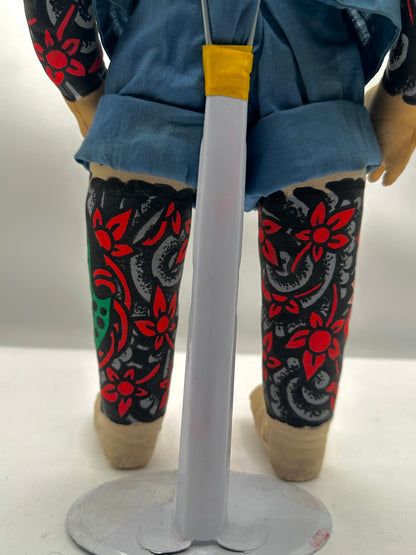 Hand Painted 1950’s Doll