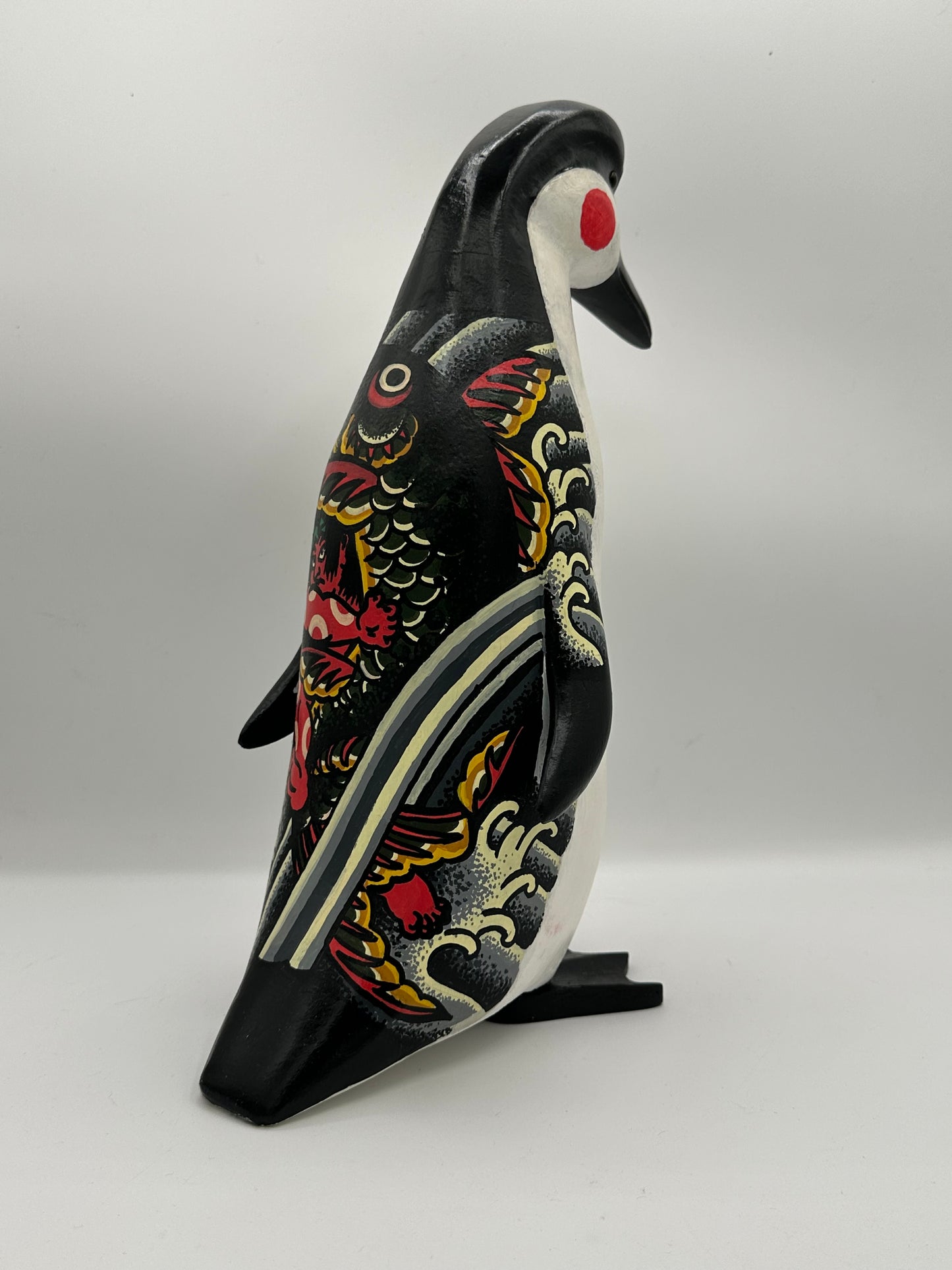 Penguin with Kintarō back