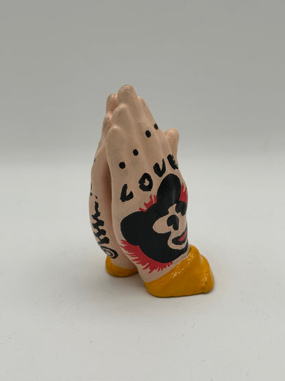 Praying hands (yellow)