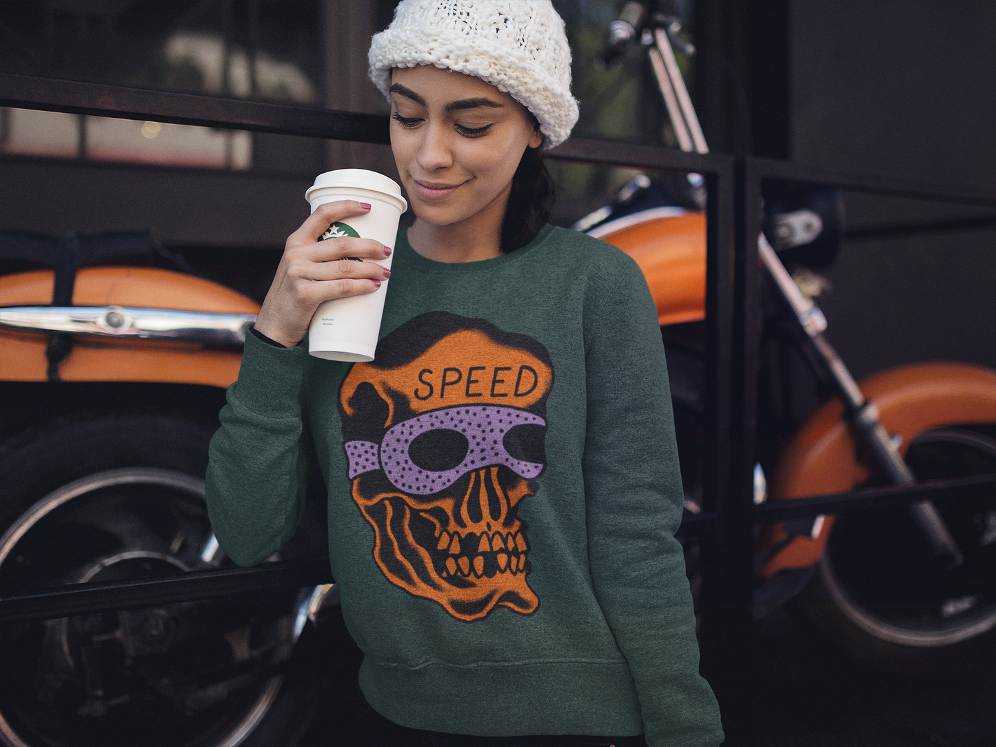 Speed Skull Crewneck