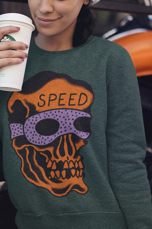 Speed Skull Crewneck