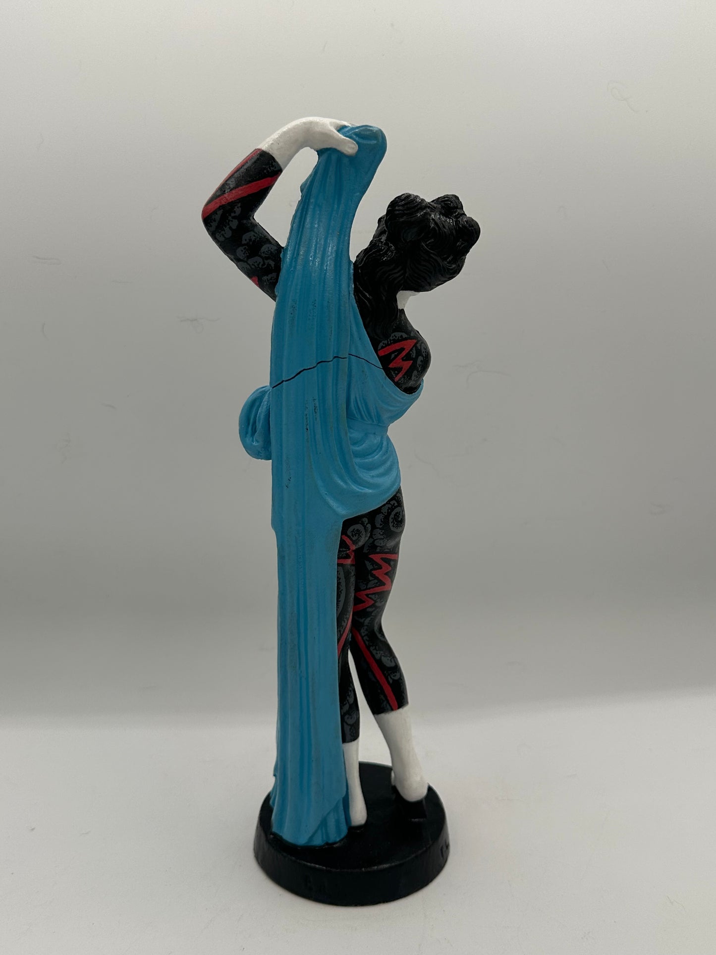 Vintage Hand Painted Stone Figure