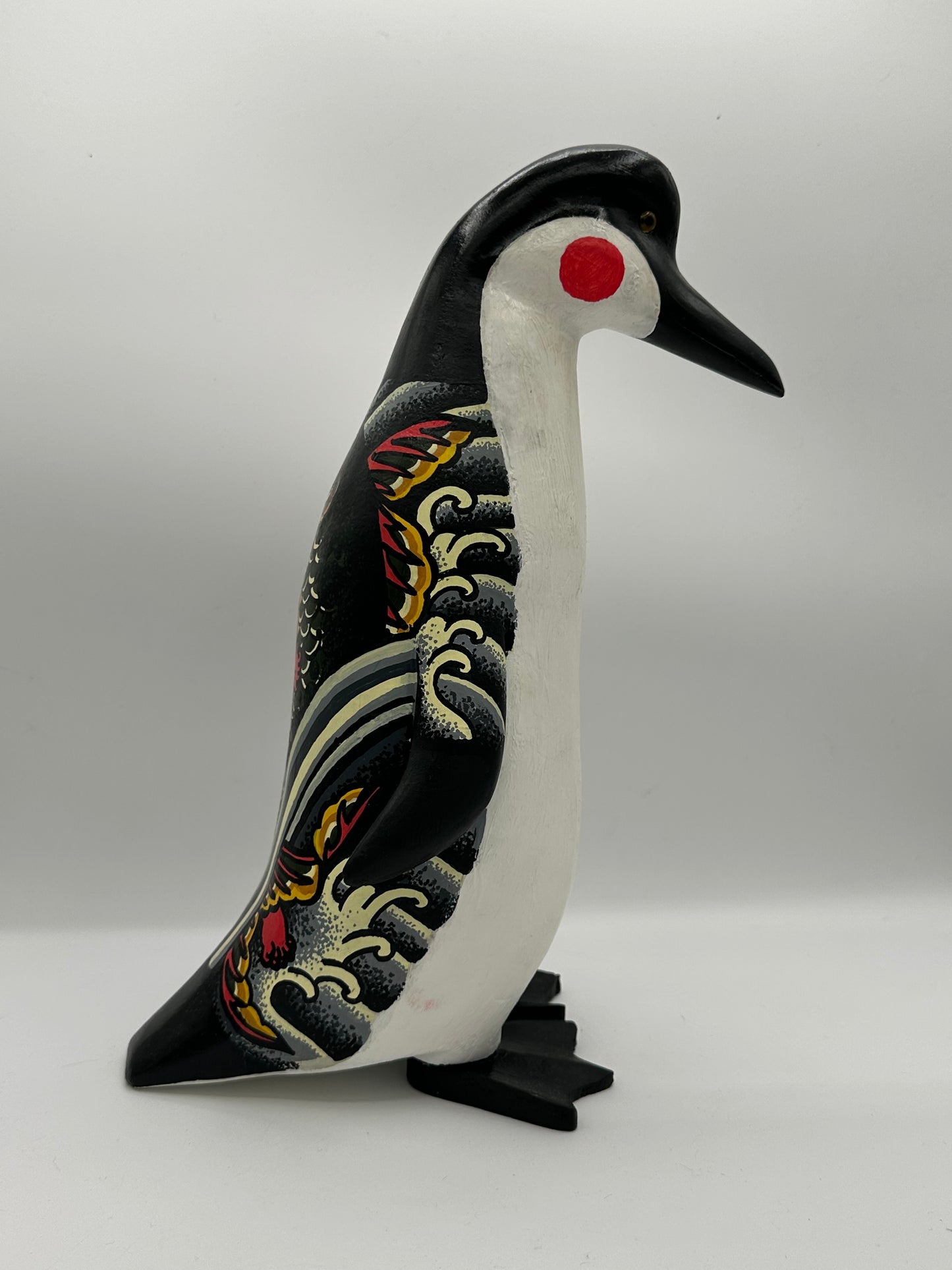 Penguin with Kintarō back