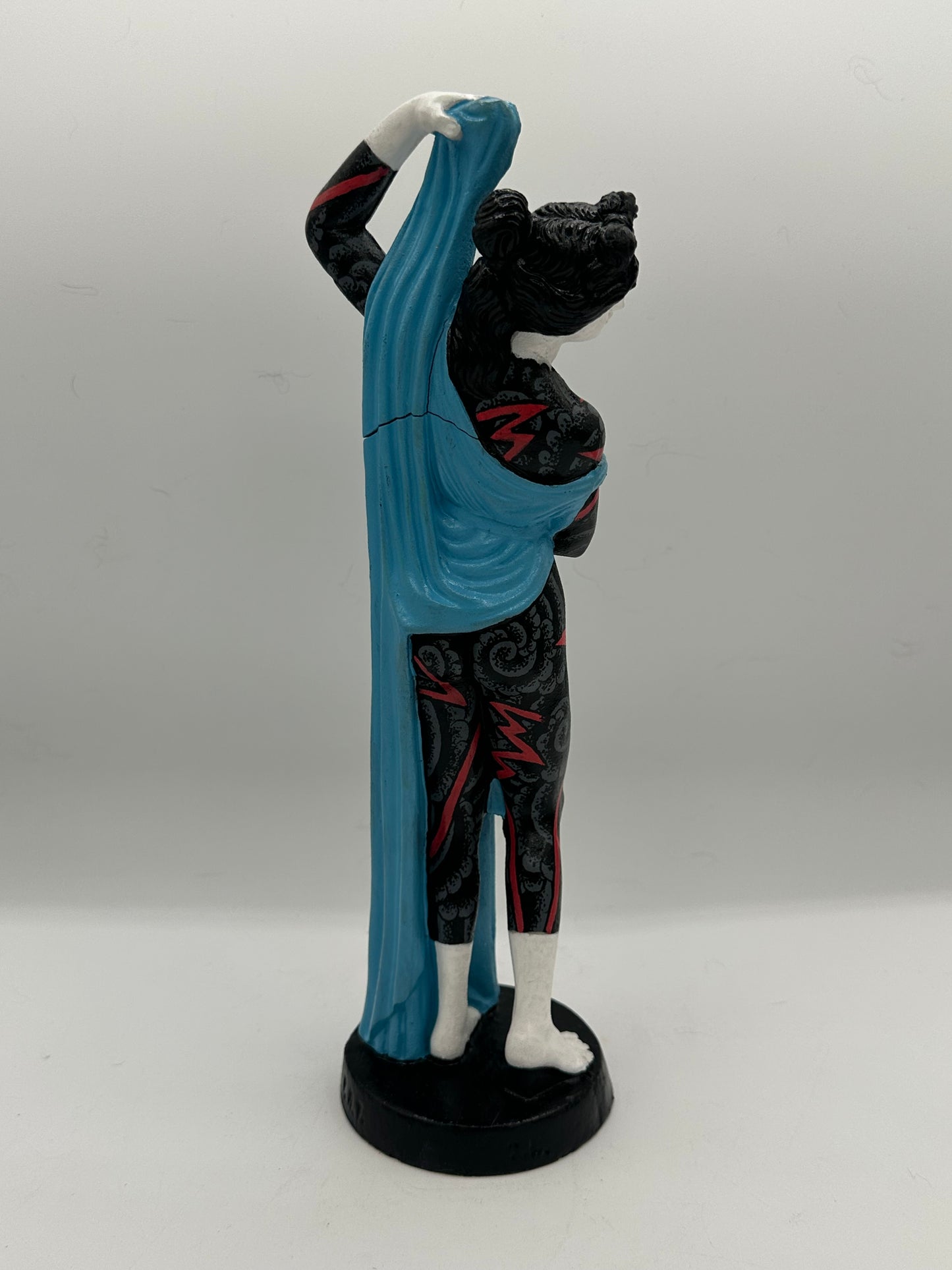 Vintage Hand Painted Stone Figure