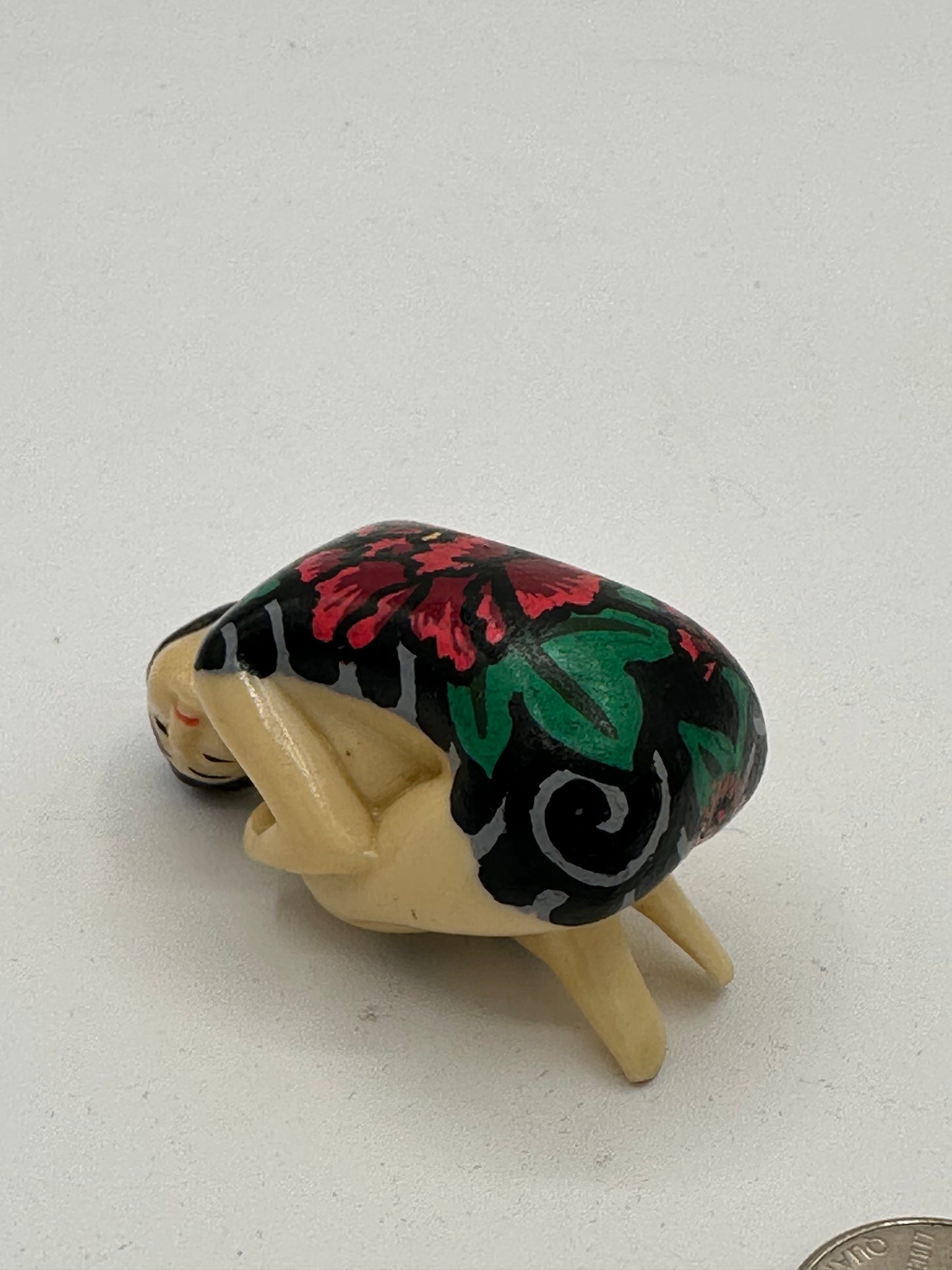 Woman with backpiece (2 inches)