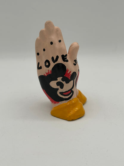Praying hands (yellow)