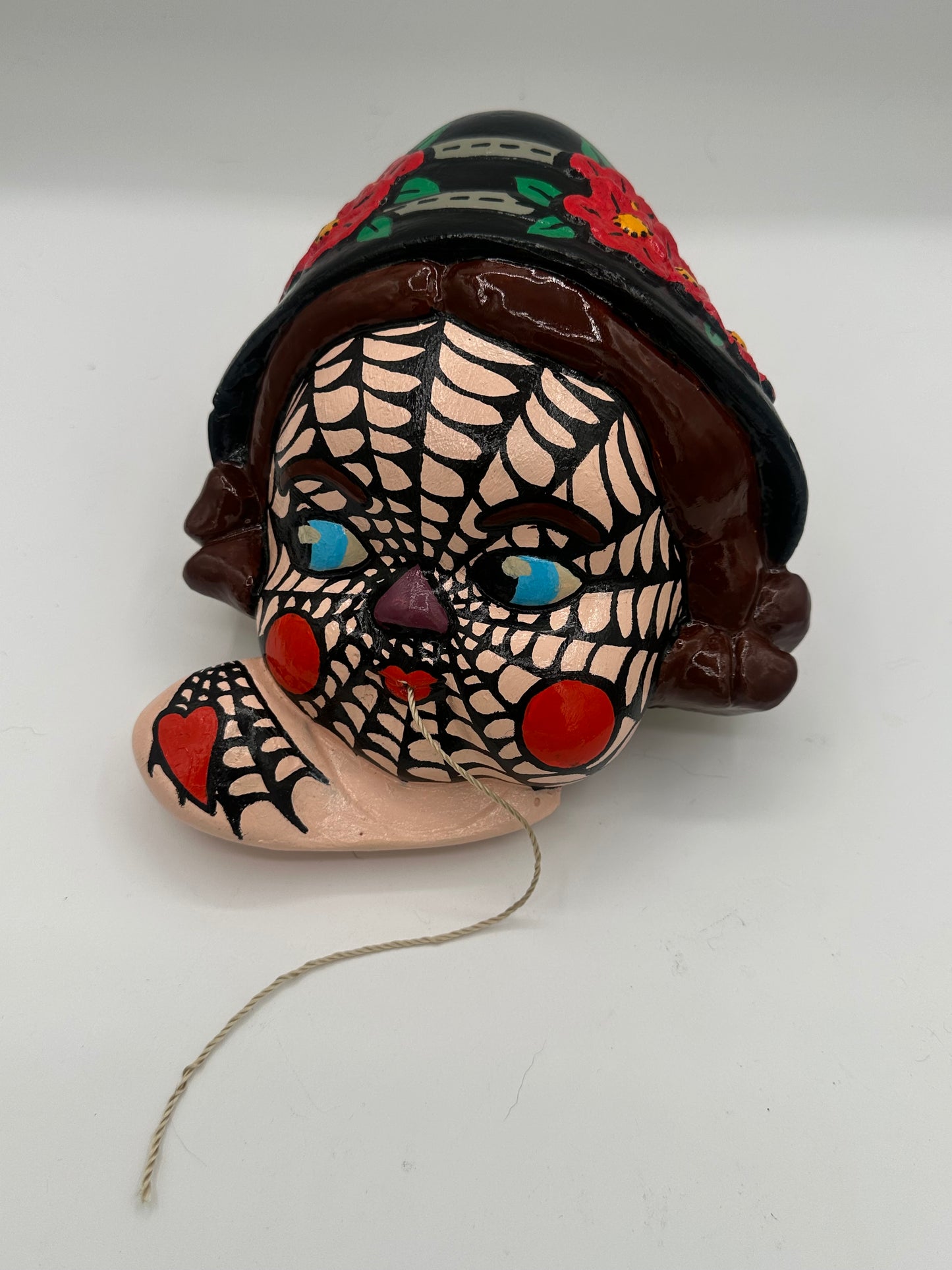Hand Painted String Holder