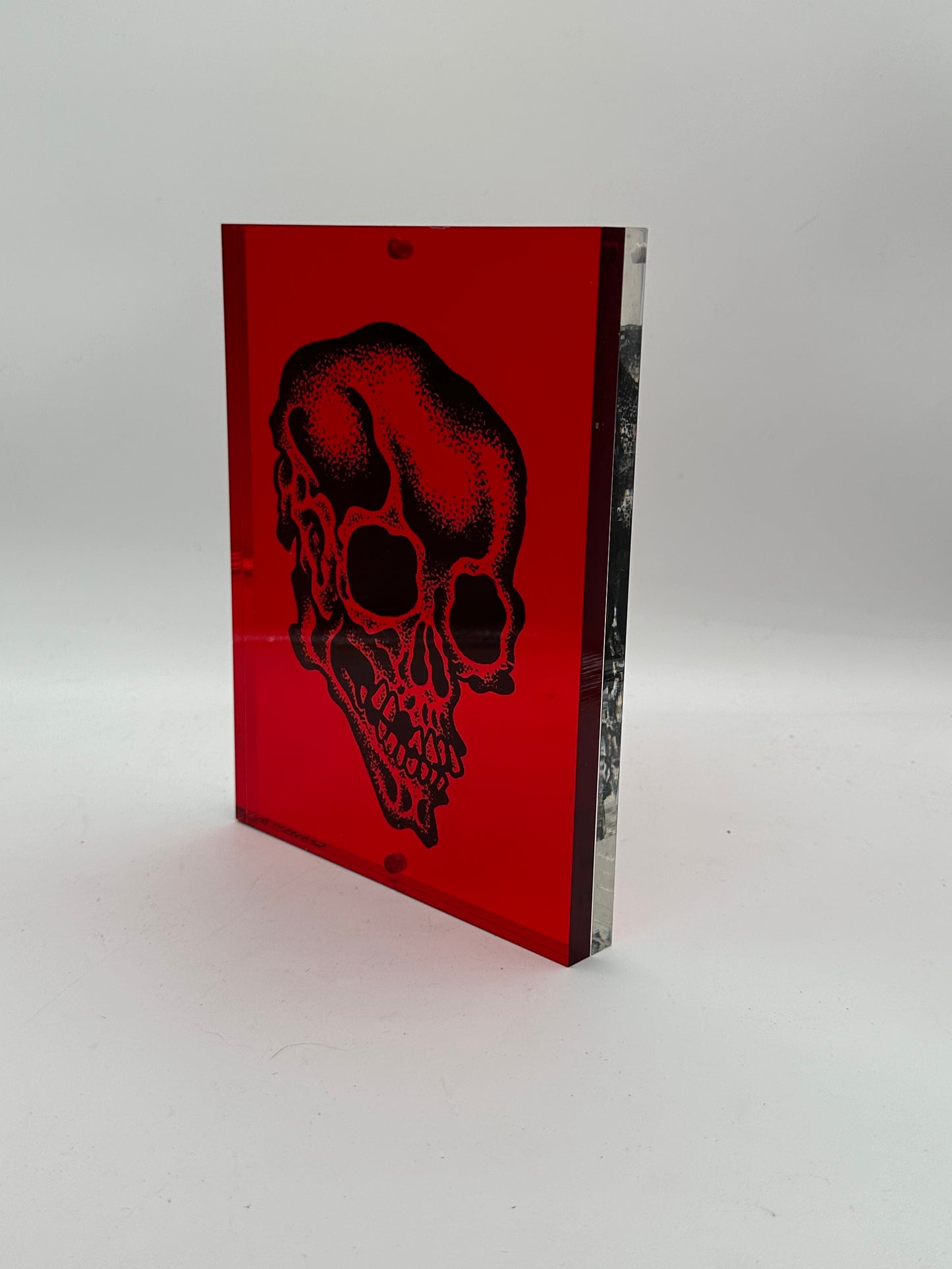Lucite Skull