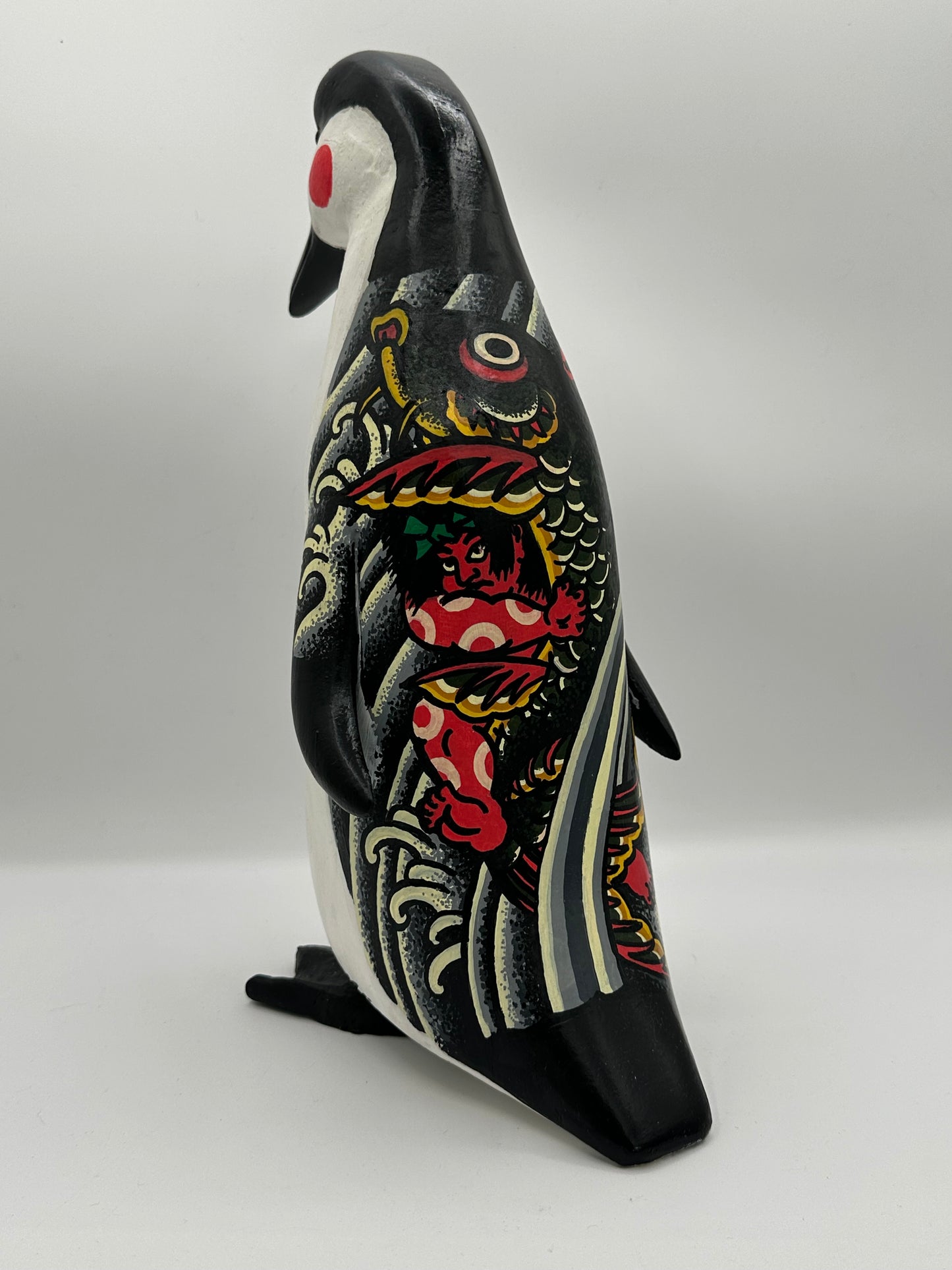 Penguin with Kintarō back
