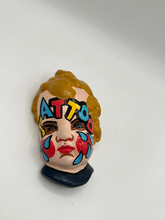 Tattoo Cry Baby Wall Hanger