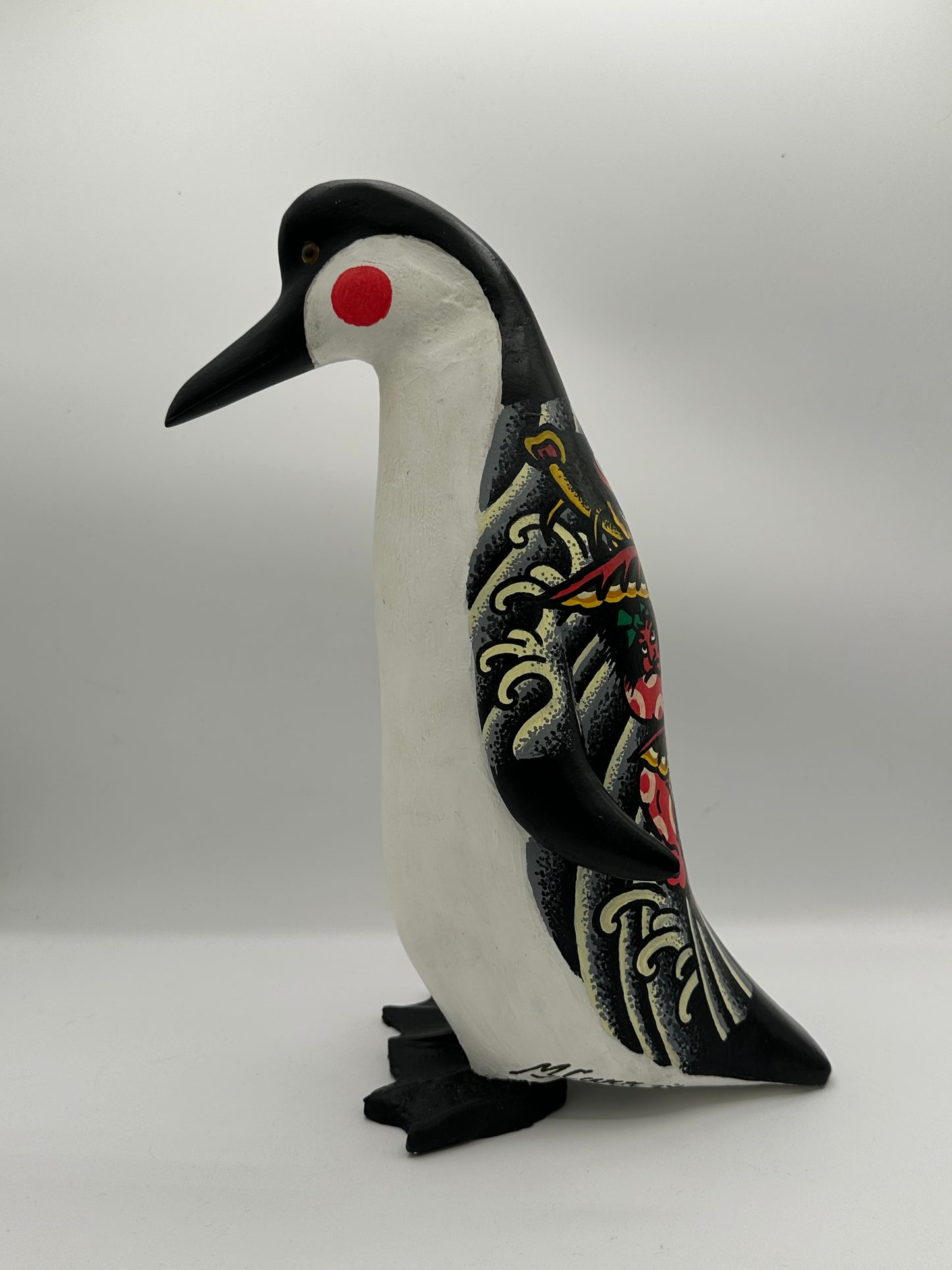 Penguin with Kintarō back