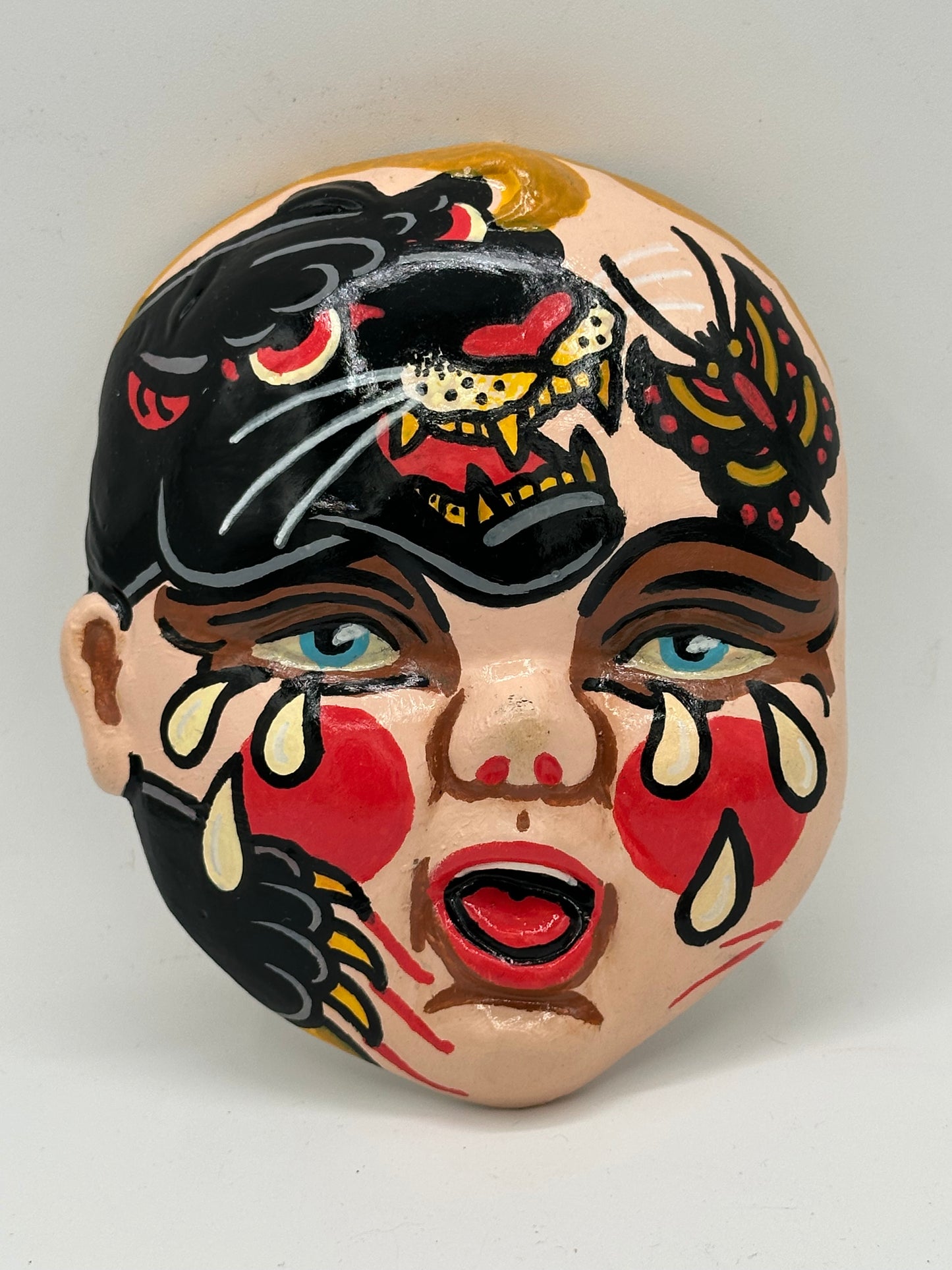 Cry Baby Panther Wall Hanger