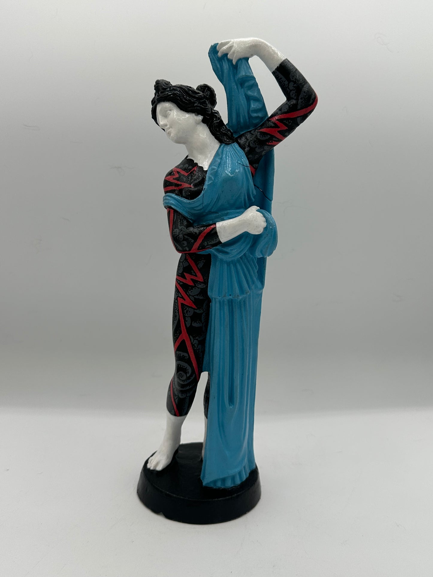 Vintage Hand Painted Stone Figure