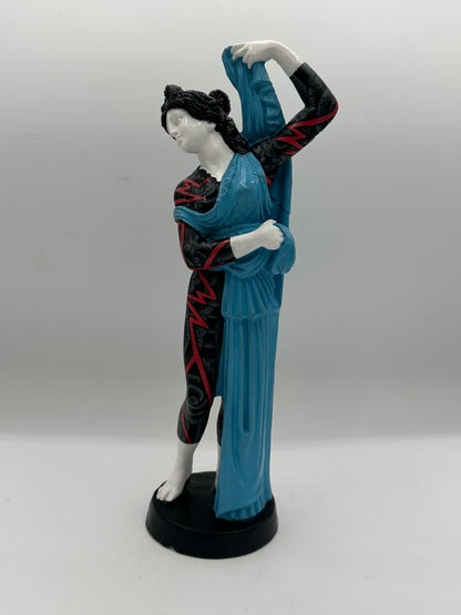 Vintage Hand Painted Stone Figure