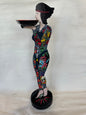 Wooden Figure With Tray (Double Sided)