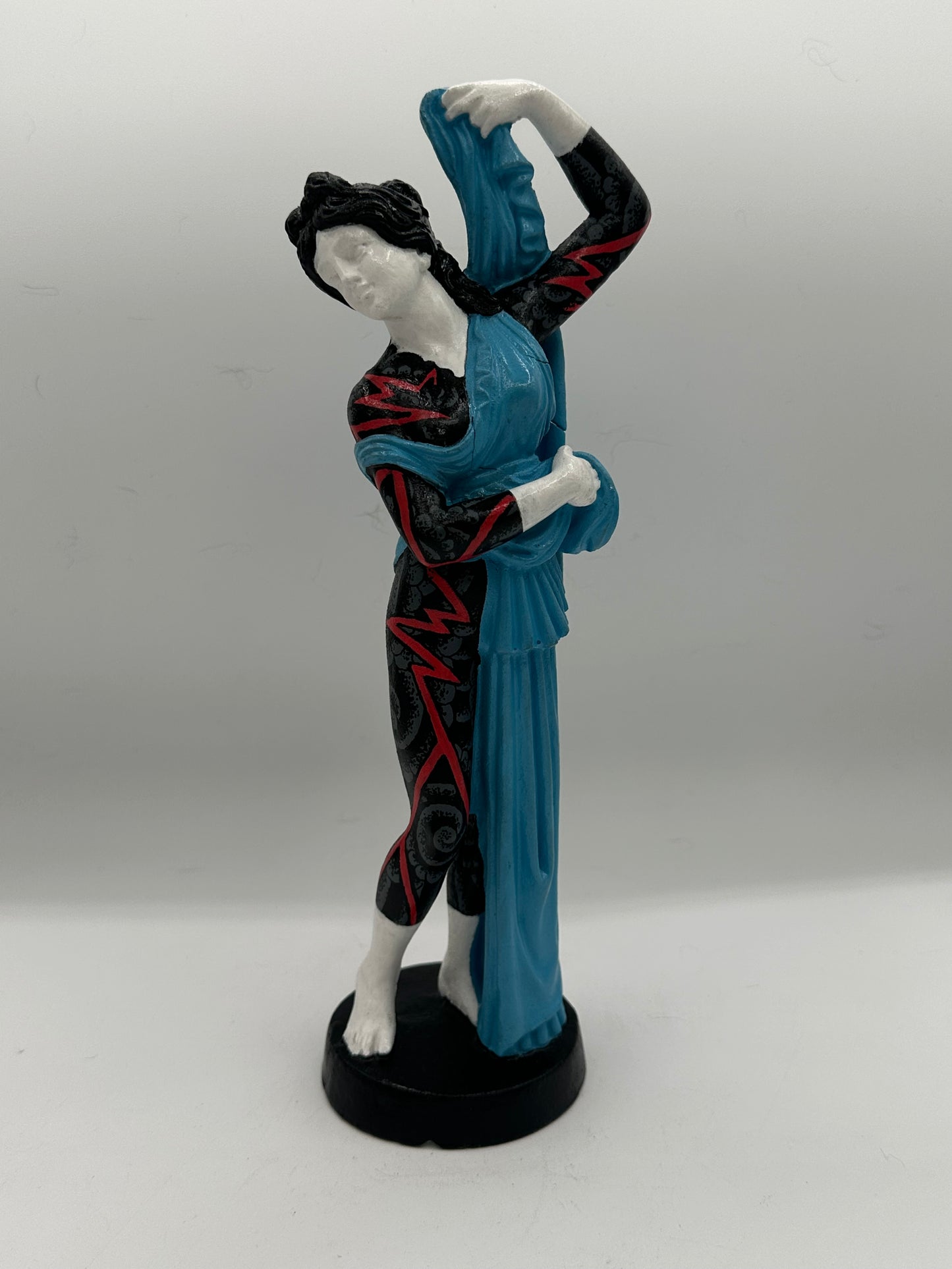 Vintage Hand Painted Stone Figure