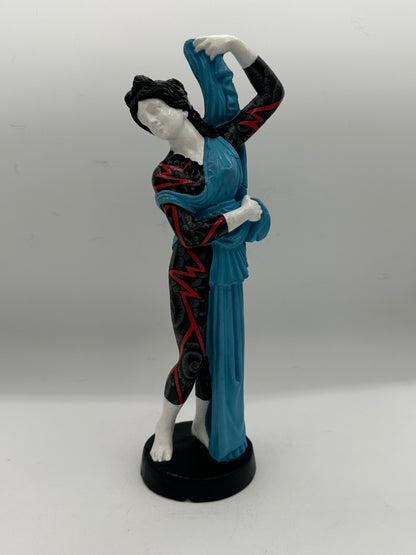 Vintage Hand Painted Stone Figure