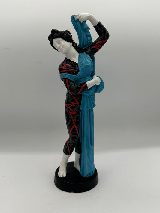 Vintage Hand Painted Stone Figure